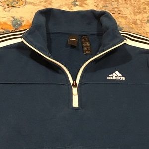 Adidas Vintage 90's Three Stripes crop top Logo Sweatshirt women's size XS